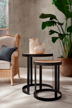 BEA - Round iron coffee table by Mila Maurizi - view 3